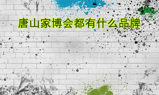 唐山家博會都有什么品牌參加？