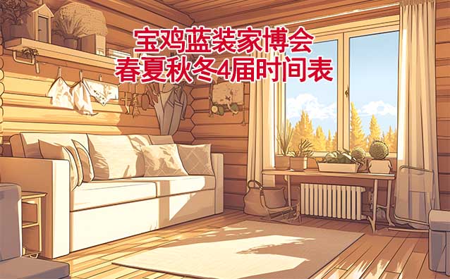 寶雞藍(lán)裝家博會(huì)-2025年春夏秋冬4屆時(shí)間表